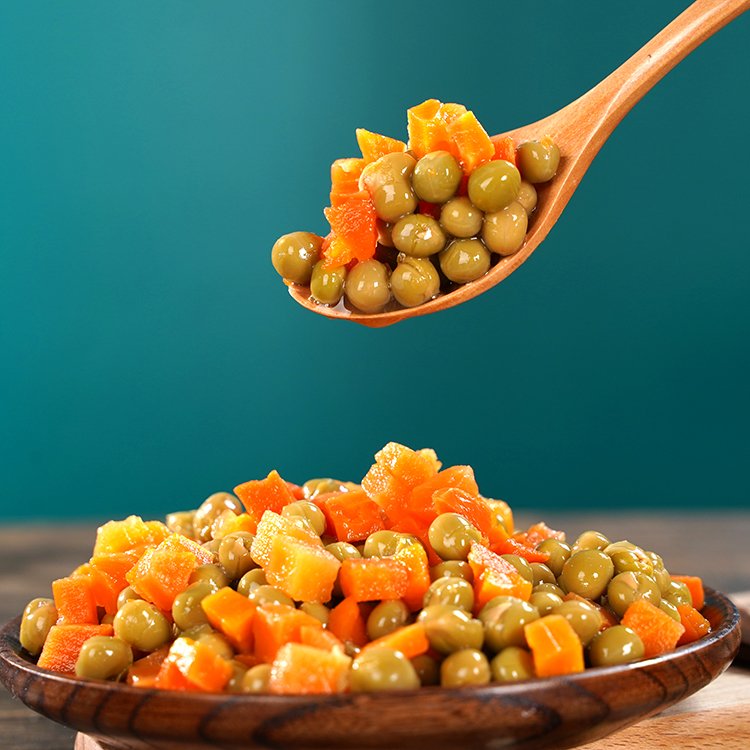 400g Factory Line Canned Mixed Vegetables Canned Peas with Carrots