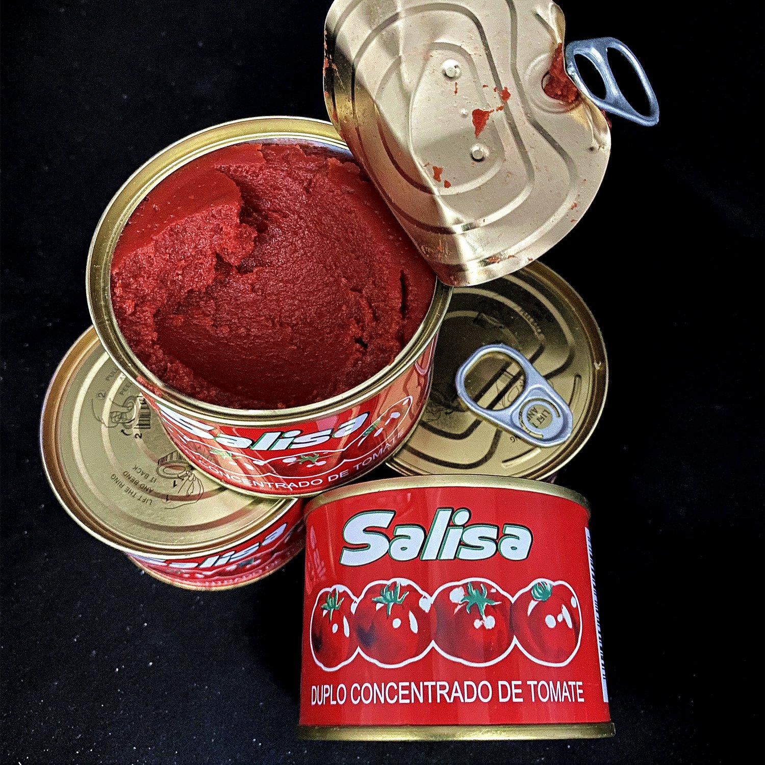 Double Concentrated 28-30% Tomato Sauce Paste Canned 70g 2200g Tin Pure Quality