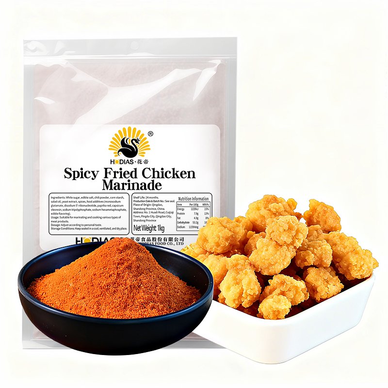Crispy Fried Chicken Breading Coating Flour Mix Battering with Mixed Spices Seasonings Powder 1kg