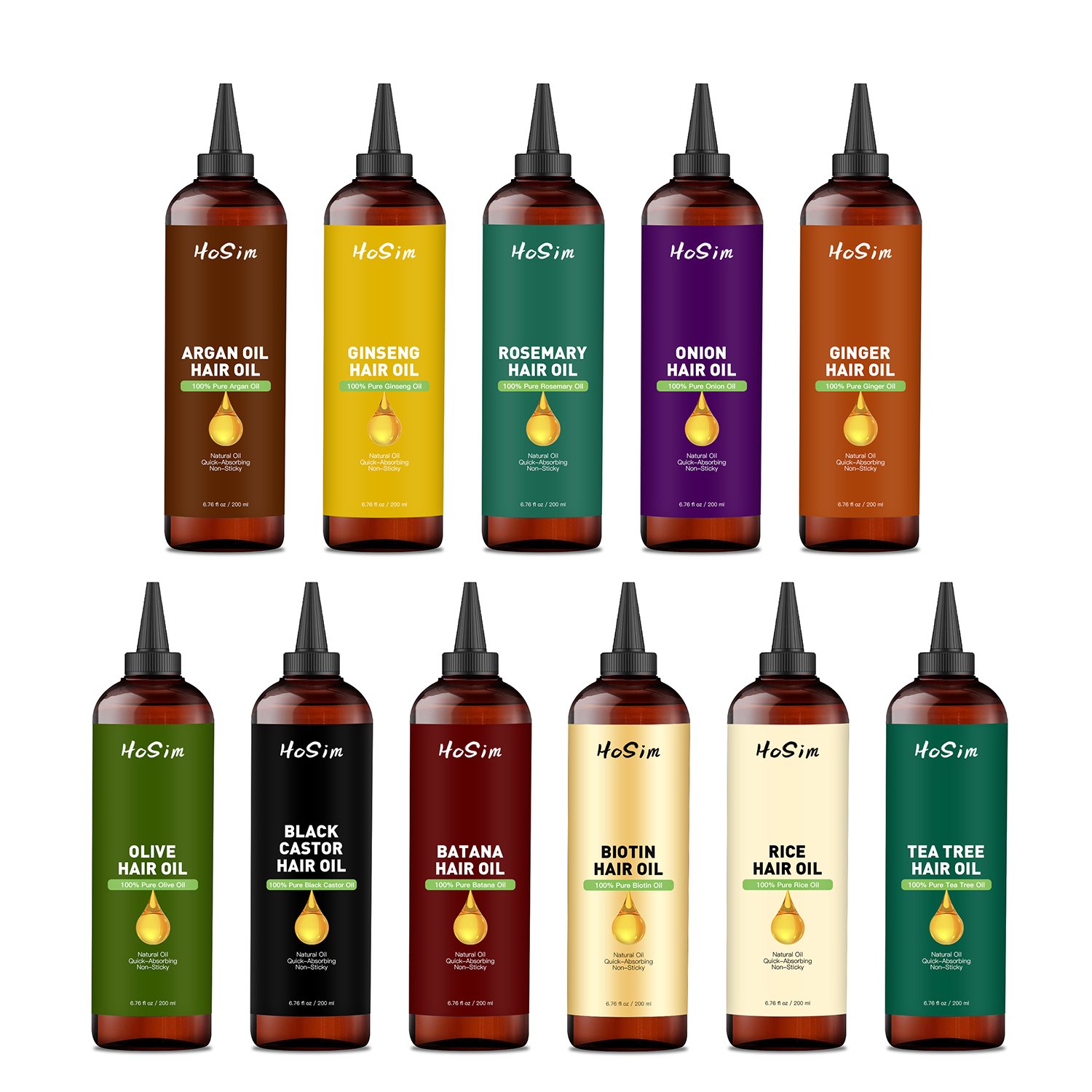 200ml Hair Growth Oil Repair Hair Scalp Care Anti Herbal Nourishing Softening Boosting Regrowth Thicken Shine Serum Essence Oil