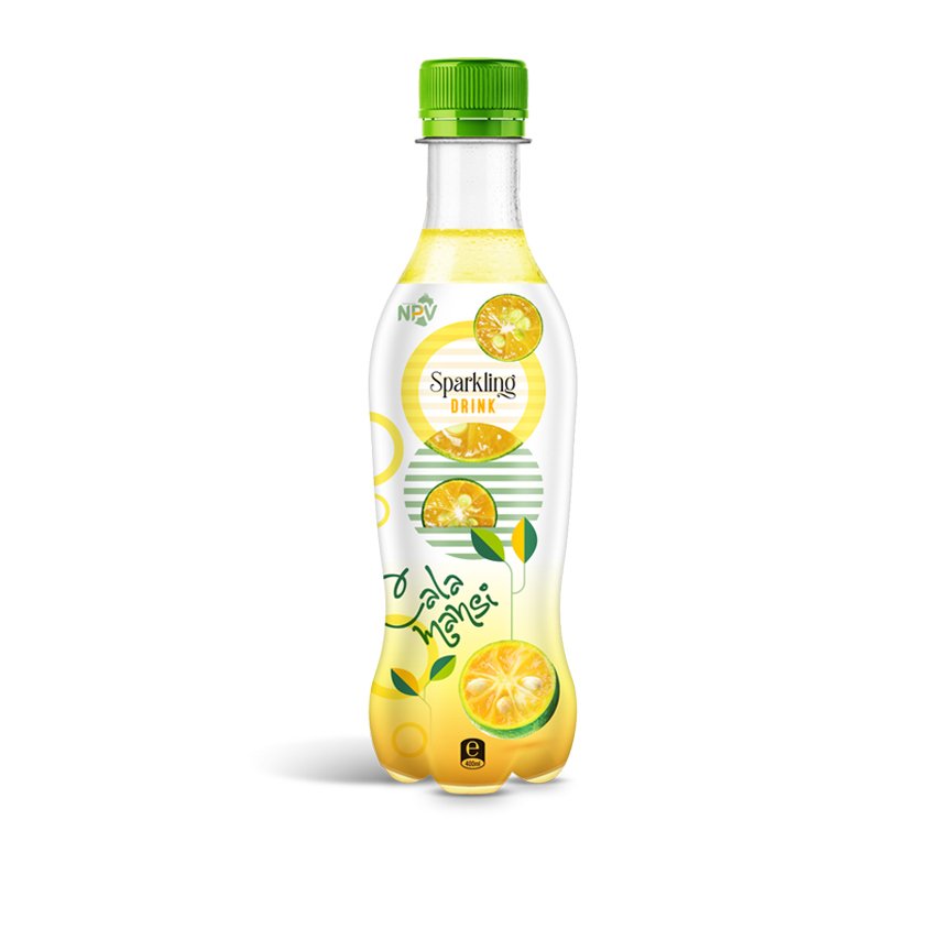 Nonalcoholic Beverage Carbonated Drinks From Vietnam Sparkling Drink With Calamansi Flavor 400ml Pet Bottle HALAL Certification